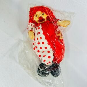 New! Vintage Kamar Clown stuffie plush a kings collection style no. 5337